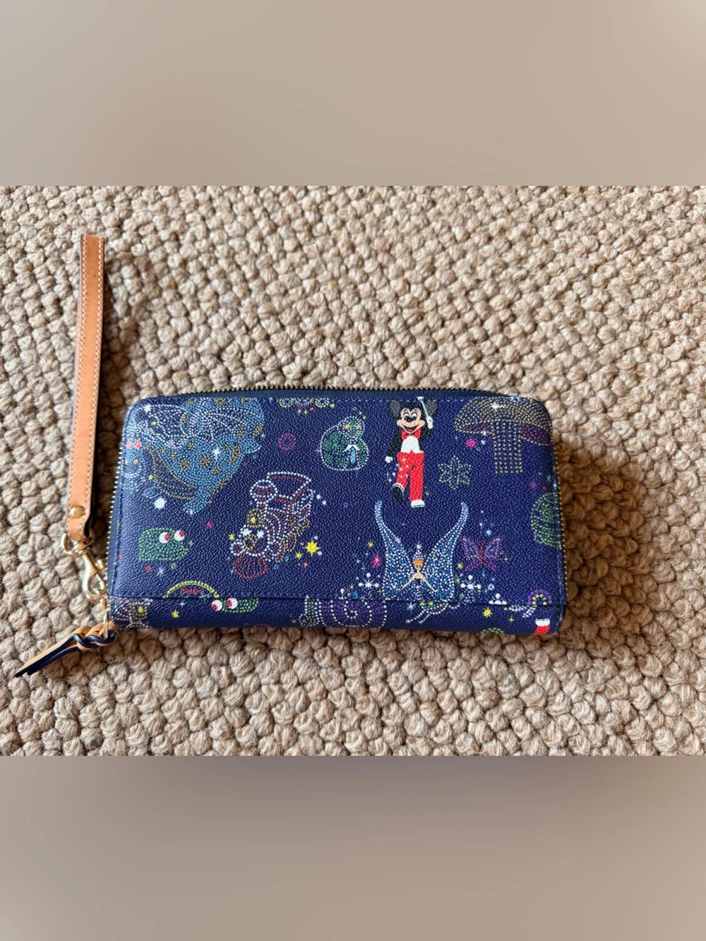 Dooney & Bourke 50th anniversary Electrical Parade Wristlet Wallet